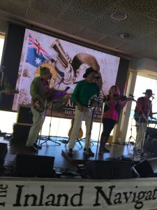 The Navvies playing at George's River Sailing Club on Anzac Day